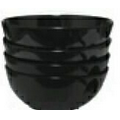 Popcorn Bowl Set - Specialty Keeper Bowls (Black)